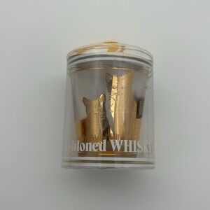 Culver Old Fashioned Whiskey Jigger 22K Gold Graphics